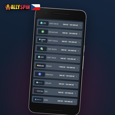 Výběr peněz přes e-peněženky Skrill a Neteller v Allyspin Casino bez čekání