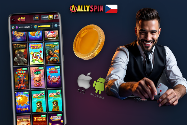 Mobilní pokladna Allyspin Casino s platebními metodami Visa a Skrill
