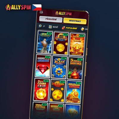 Živé kasino s ruleto a blackjackem v Allyspin Casino mobile aplikaci